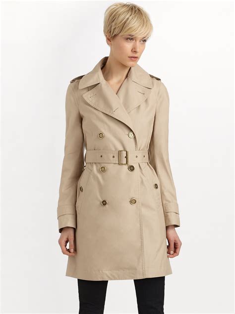 burberry trench not doube breasted|Burberry trench coats for women.